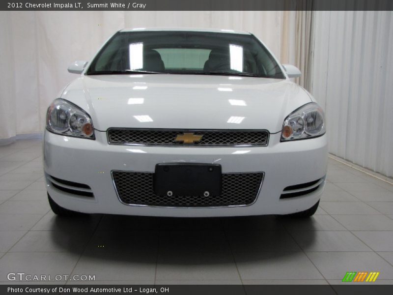 Summit White / Gray 2012 Chevrolet Impala LT