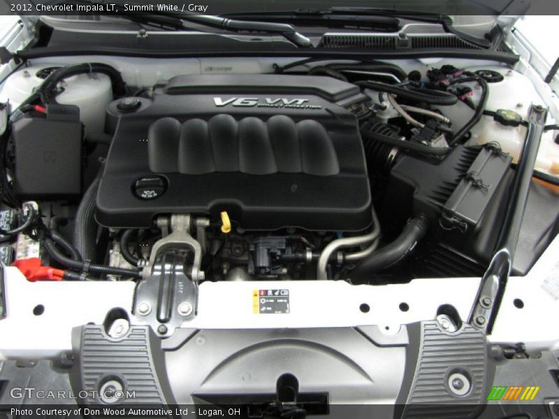 Summit White / Gray 2012 Chevrolet Impala LT
