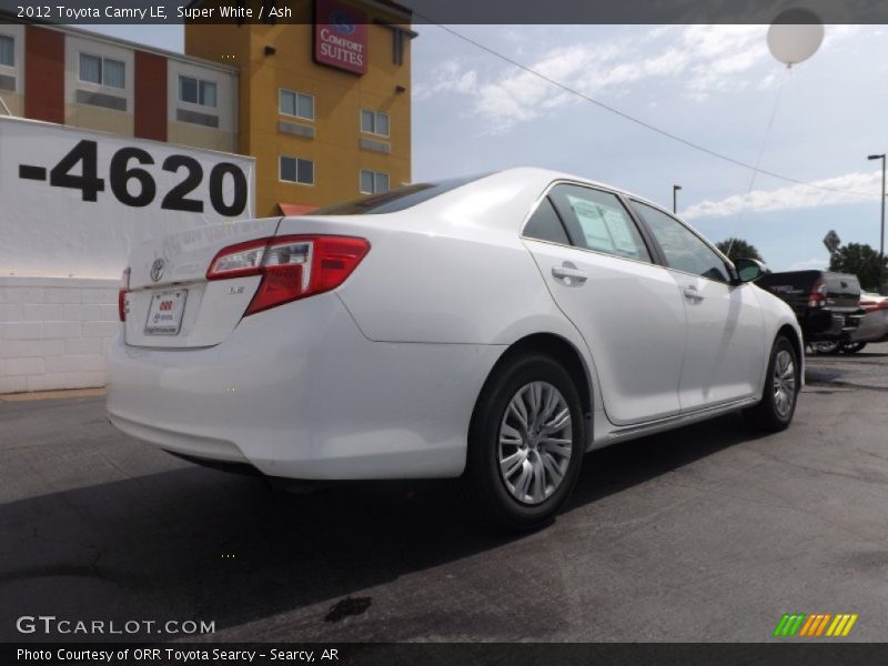 Super White / Ash 2012 Toyota Camry LE