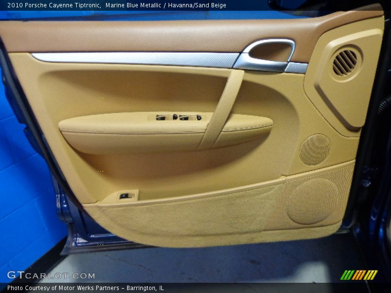 Marine Blue Metallic / Havanna/Sand Beige 2010 Porsche Cayenne Tiptronic