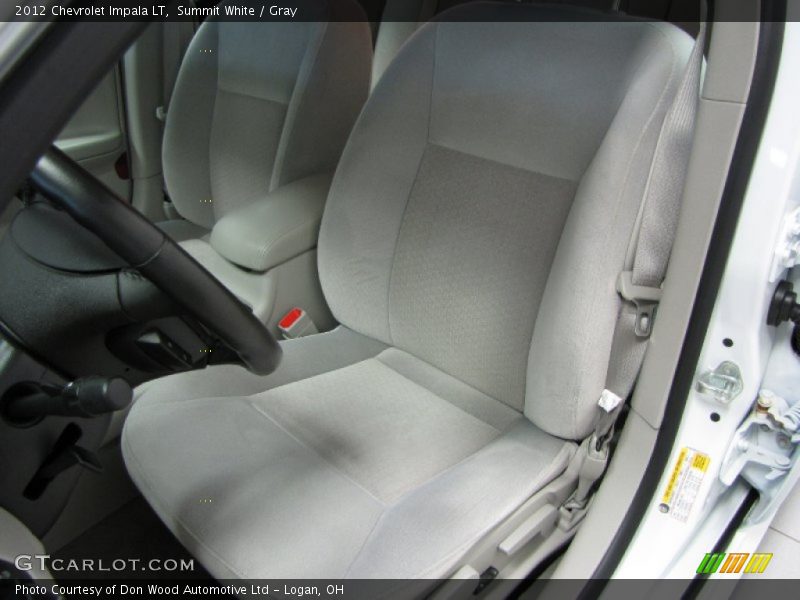 Summit White / Gray 2012 Chevrolet Impala LT