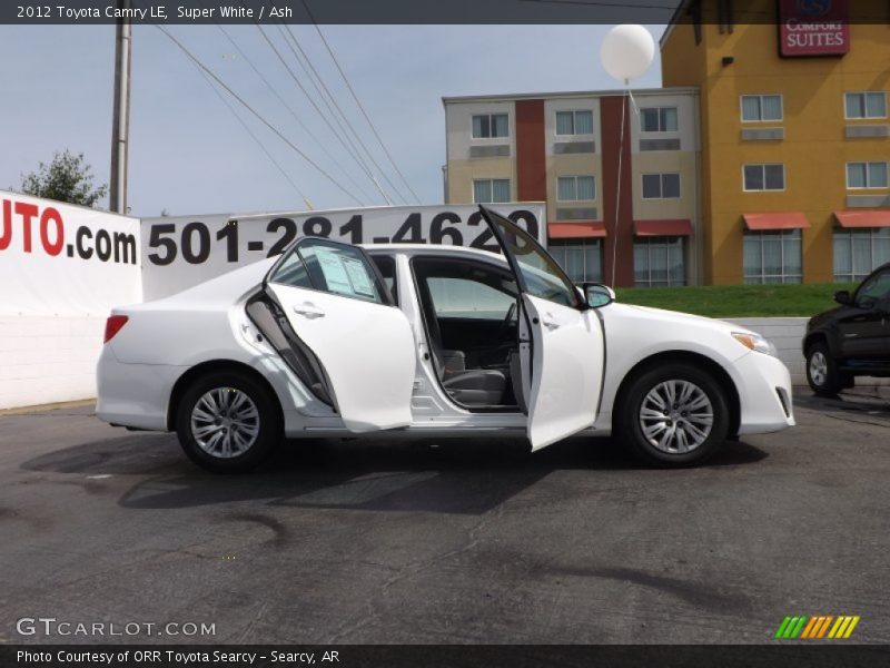 Super White / Ash 2012 Toyota Camry LE