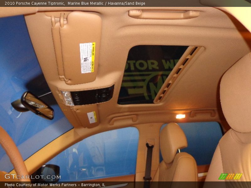 Marine Blue Metallic / Havanna/Sand Beige 2010 Porsche Cayenne Tiptronic