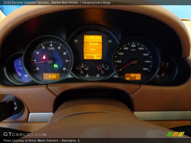 Marine Blue Metallic / Havanna/Sand Beige 2010 Porsche Cayenne Tiptronic