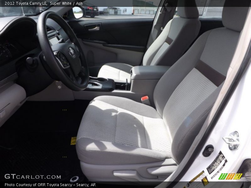 Super White / Ash 2012 Toyota Camry LE