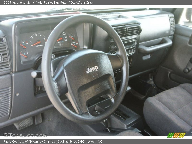 Patriot Blue Pearl / Dark Slate Gray 2005 Jeep Wrangler X 4x4