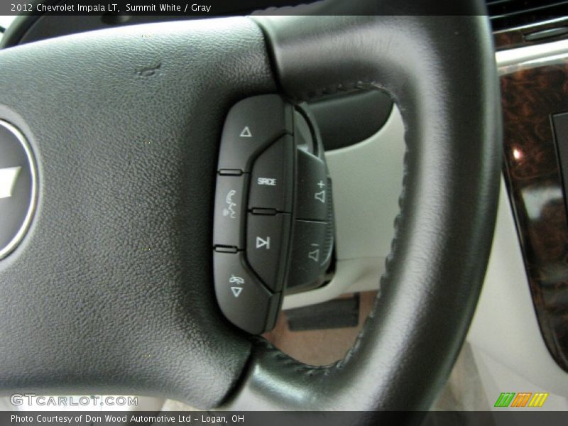 Summit White / Gray 2012 Chevrolet Impala LT