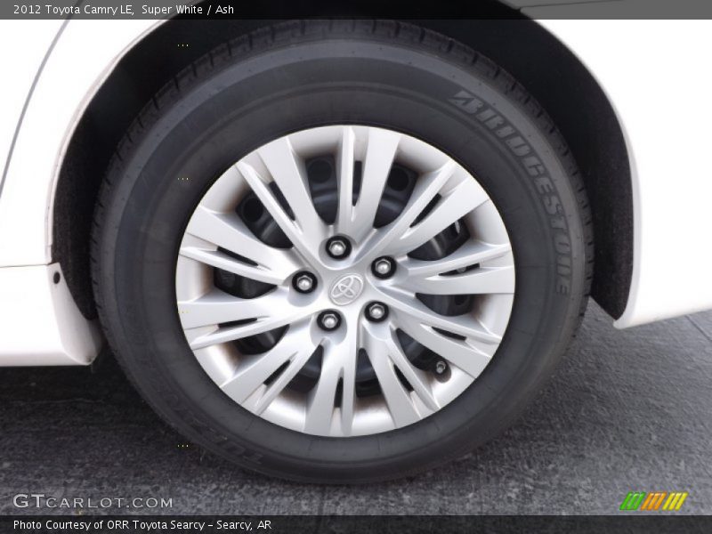 Super White / Ash 2012 Toyota Camry LE