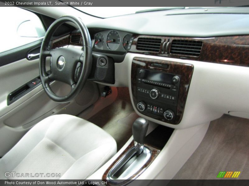 Summit White / Gray 2012 Chevrolet Impala LT