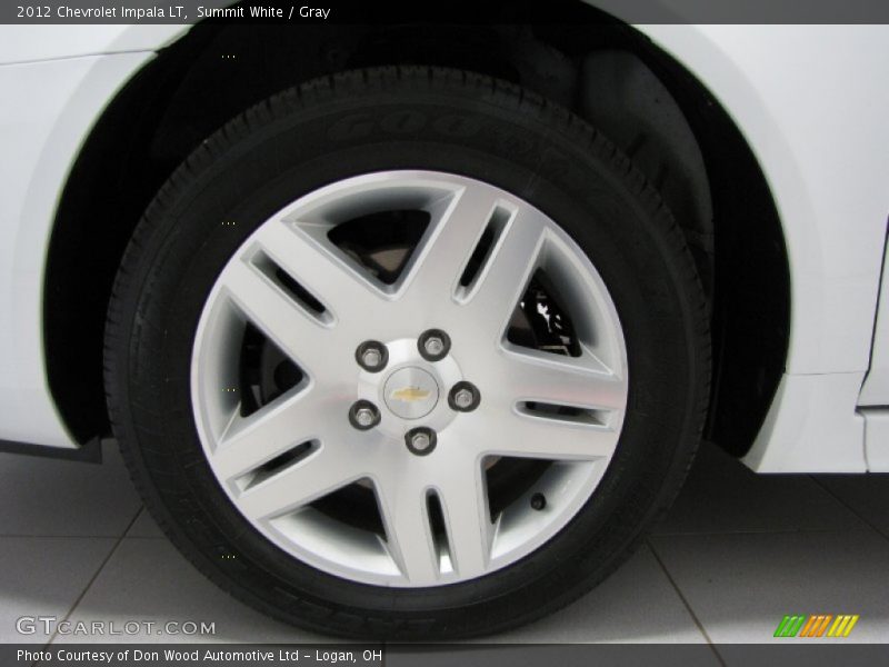 Summit White / Gray 2012 Chevrolet Impala LT