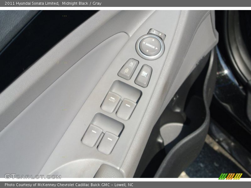 Midnight Black / Gray 2011 Hyundai Sonata Limited