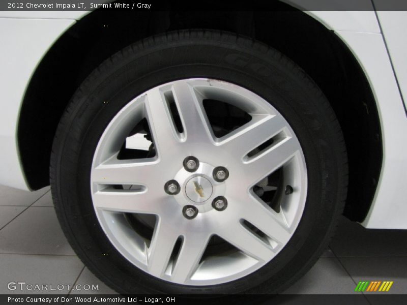Summit White / Gray 2012 Chevrolet Impala LT