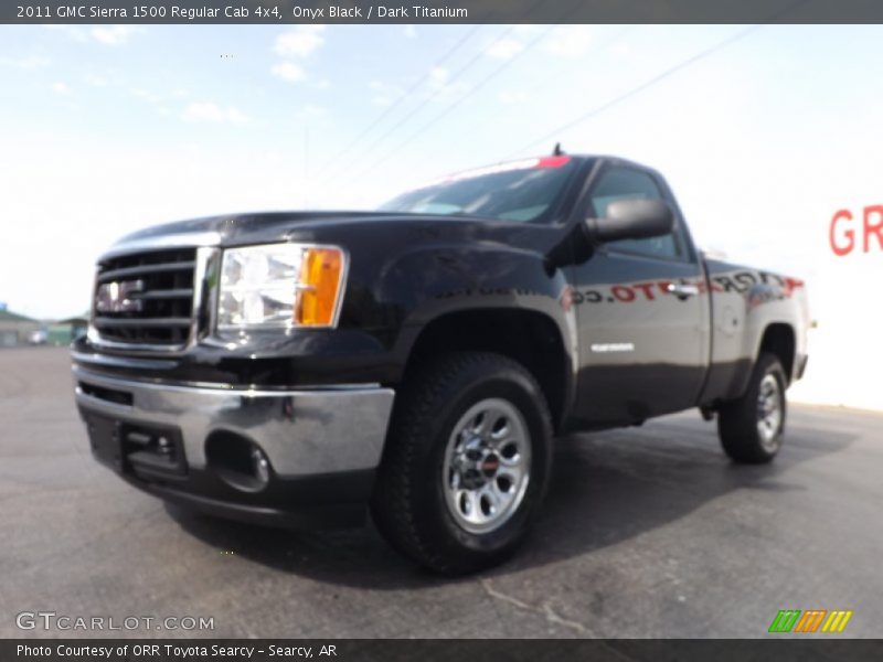 Onyx Black / Dark Titanium 2011 GMC Sierra 1500 Regular Cab 4x4