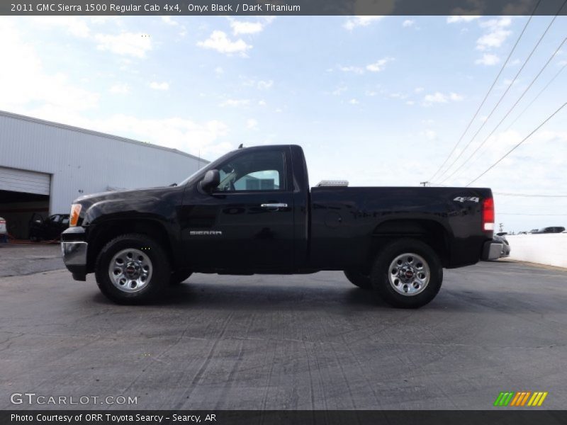 Onyx Black / Dark Titanium 2011 GMC Sierra 1500 Regular Cab 4x4