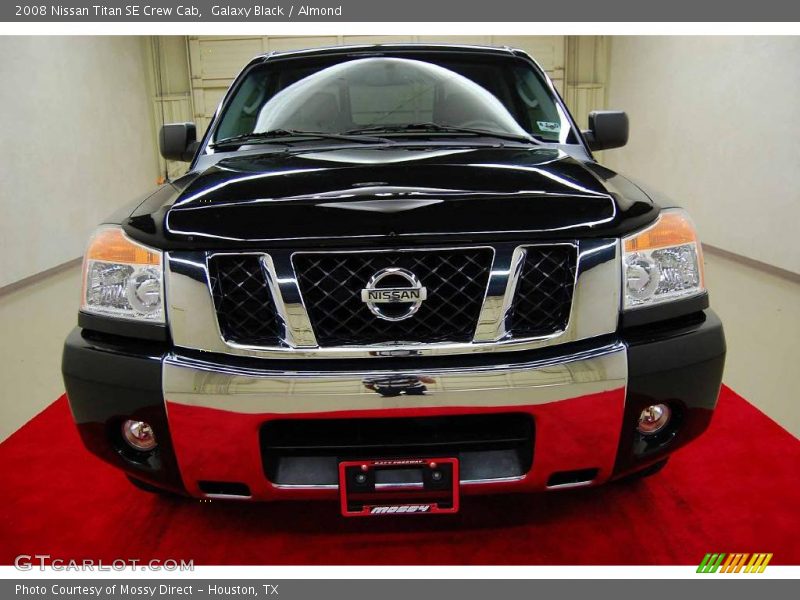Galaxy Black / Almond 2008 Nissan Titan SE Crew Cab