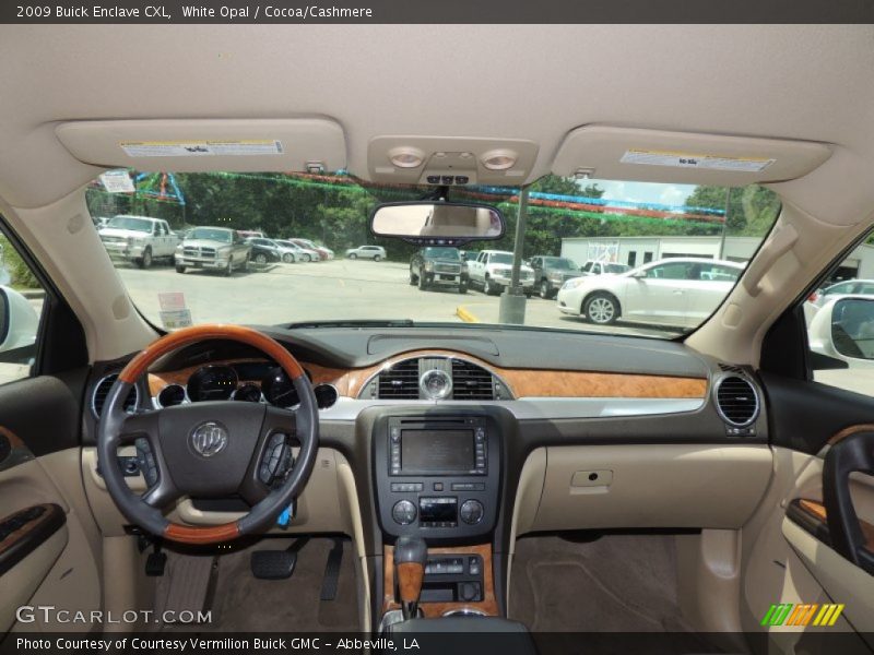 White Opal / Cocoa/Cashmere 2009 Buick Enclave CXL