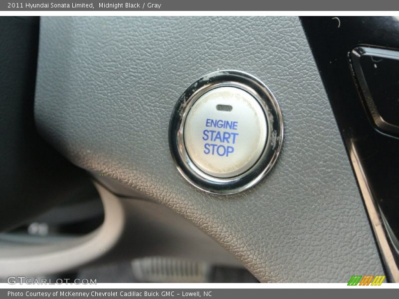 Midnight Black / Gray 2011 Hyundai Sonata Limited