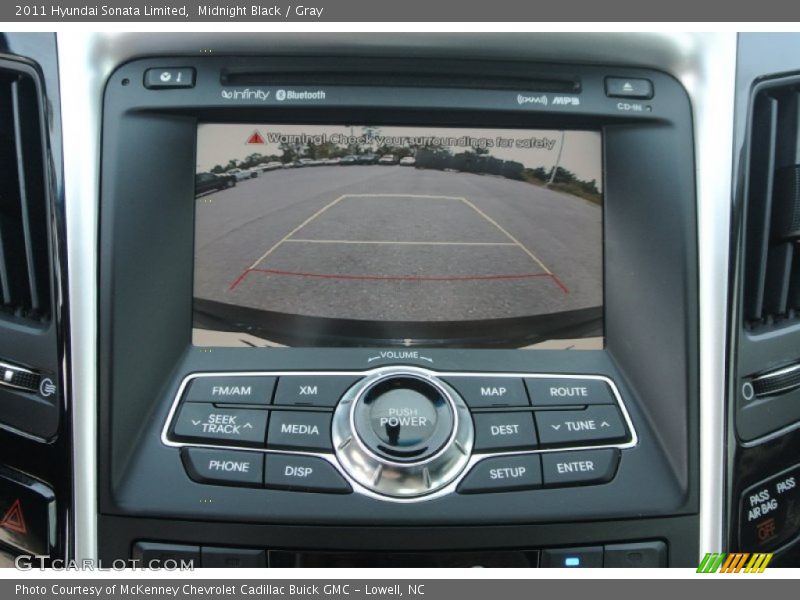 Midnight Black / Gray 2011 Hyundai Sonata Limited
