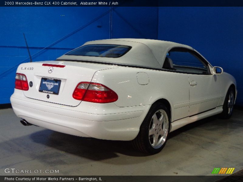 Alabaster White / Ash 2003 Mercedes-Benz CLK 430 Cabriolet