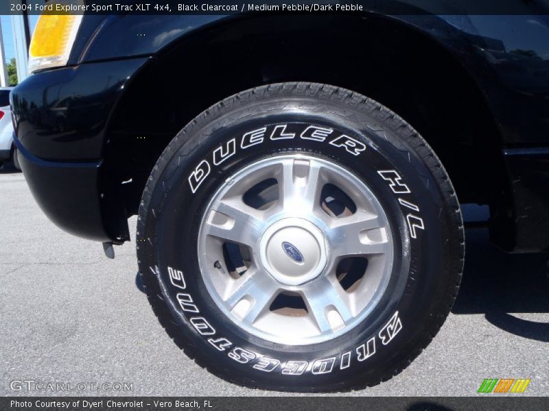Black Clearcoat / Medium Pebble/Dark Pebble 2004 Ford Explorer Sport Trac XLT 4x4