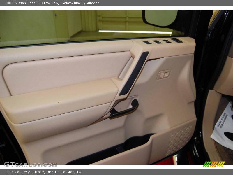 Galaxy Black / Almond 2008 Nissan Titan SE Crew Cab