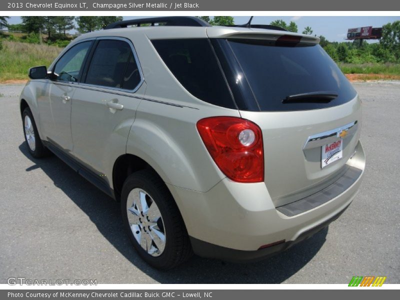 Champagne Silver Metallic / Jet Black 2013 Chevrolet Equinox LT