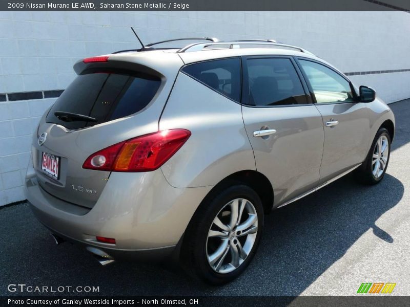 Saharan Stone Metallic / Beige 2009 Nissan Murano LE AWD