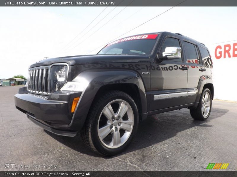 Dark Charcoal Pearl / Dark Slate Gray 2011 Jeep Liberty Sport