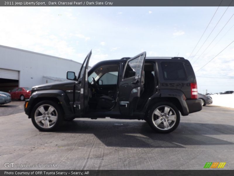 Dark Charcoal Pearl / Dark Slate Gray 2011 Jeep Liberty Sport