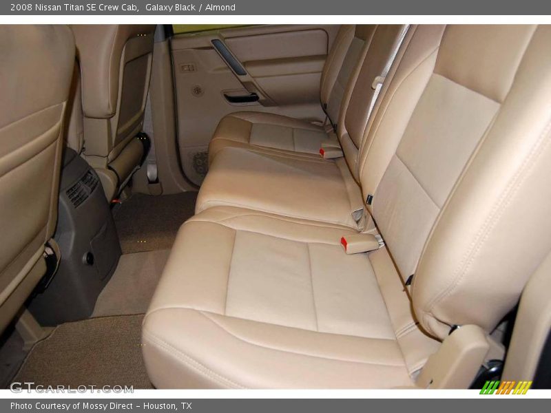 Galaxy Black / Almond 2008 Nissan Titan SE Crew Cab
