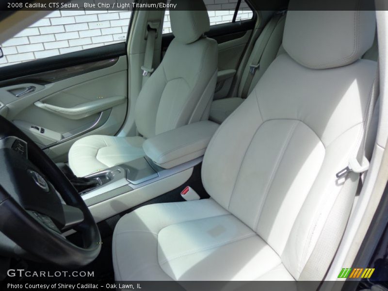 Blue Chip / Light Titanium/Ebony 2008 Cadillac CTS Sedan