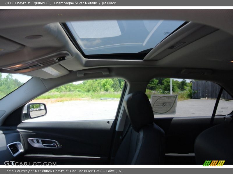 Champagne Silver Metallic / Jet Black 2013 Chevrolet Equinox LT