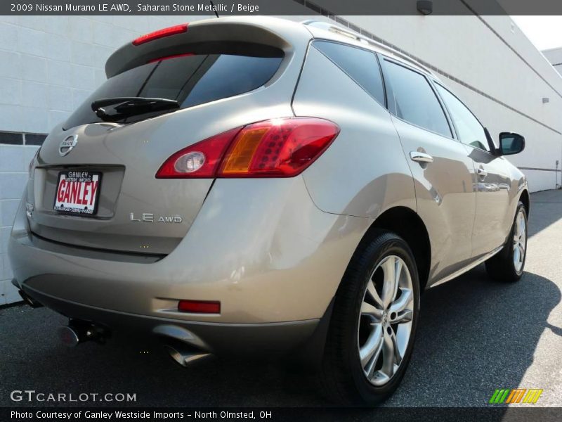 Saharan Stone Metallic / Beige 2009 Nissan Murano LE AWD