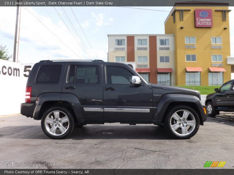 Dark Charcoal Pearl / Dark Slate Gray 2011 Jeep Liberty Sport