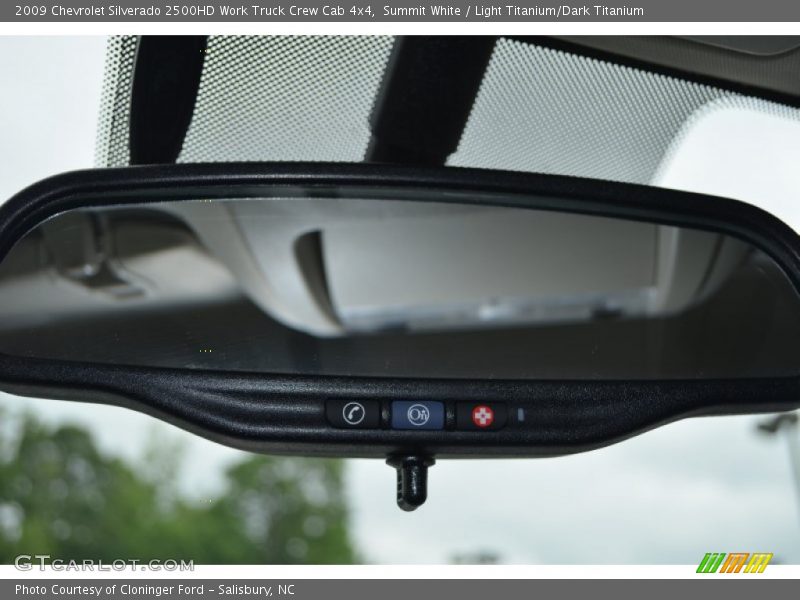 Summit White / Light Titanium/Dark Titanium 2009 Chevrolet Silverado 2500HD Work Truck Crew Cab 4x4