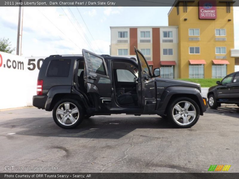 Dark Charcoal Pearl / Dark Slate Gray 2011 Jeep Liberty Sport