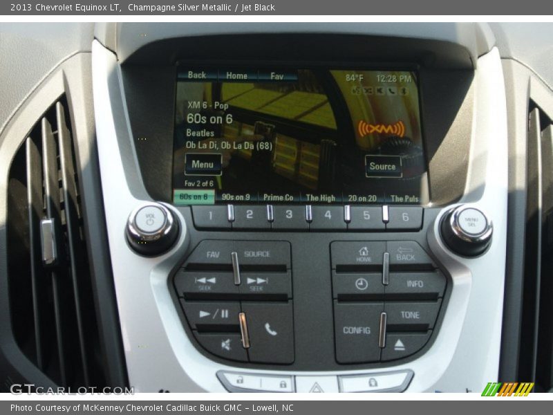 Champagne Silver Metallic / Jet Black 2013 Chevrolet Equinox LT