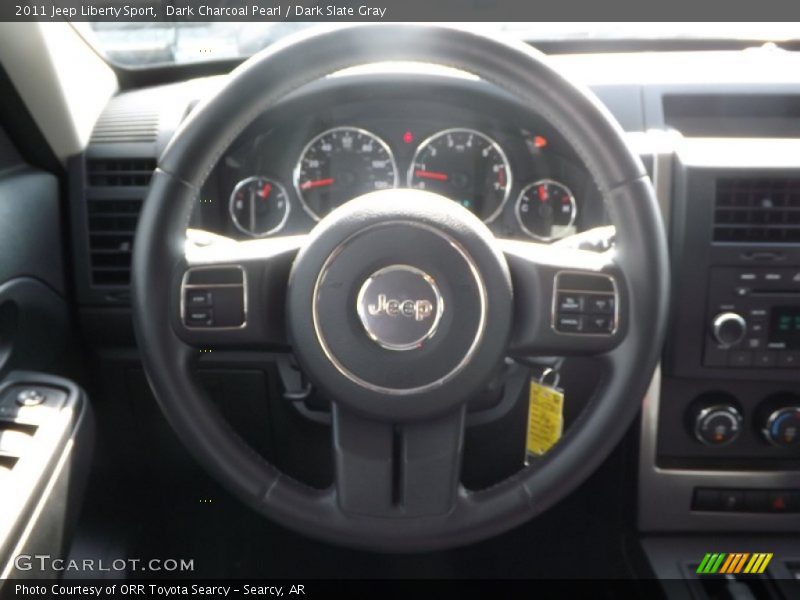 Dark Charcoal Pearl / Dark Slate Gray 2011 Jeep Liberty Sport
