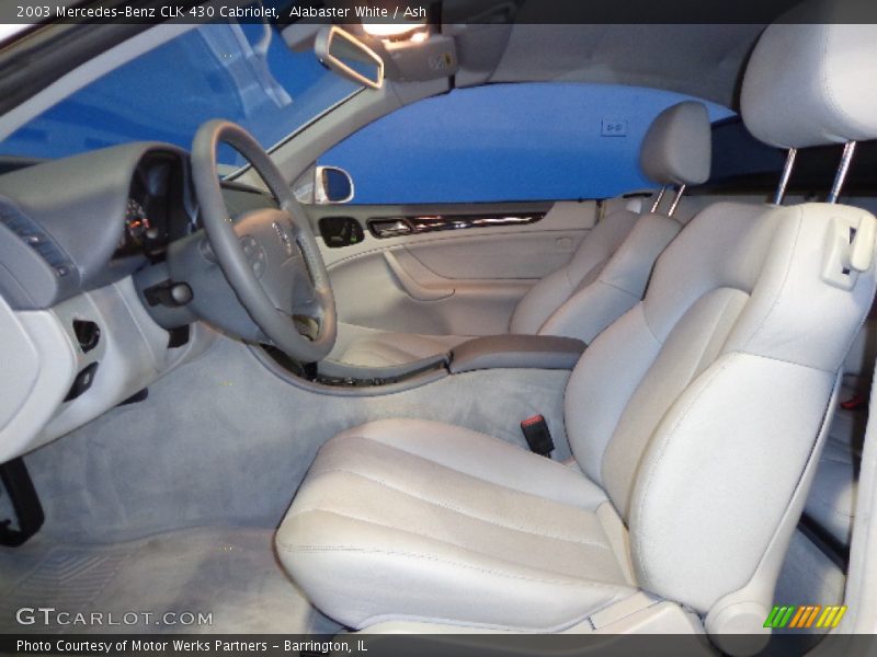Alabaster White / Ash 2003 Mercedes-Benz CLK 430 Cabriolet