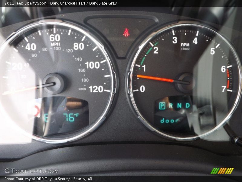 Dark Charcoal Pearl / Dark Slate Gray 2011 Jeep Liberty Sport
