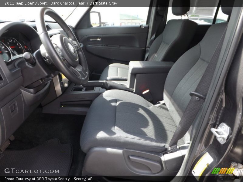 Dark Charcoal Pearl / Dark Slate Gray 2011 Jeep Liberty Sport