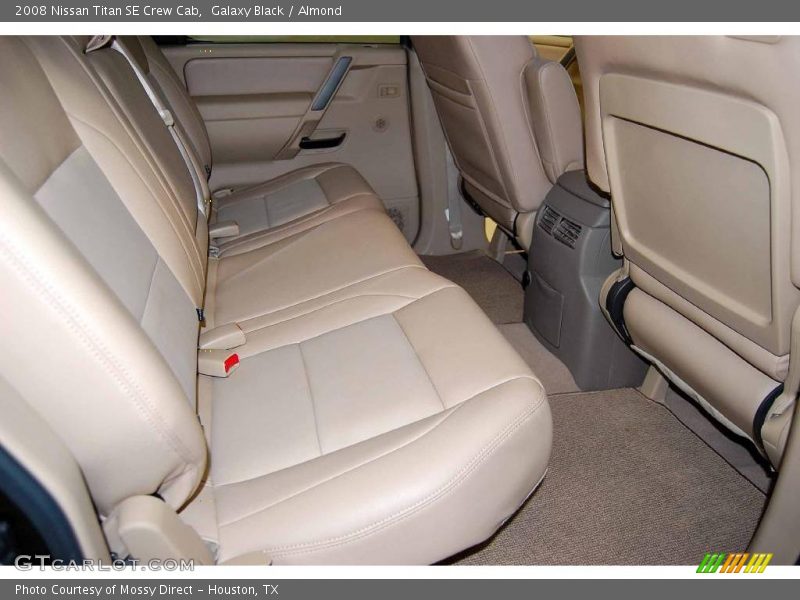 Galaxy Black / Almond 2008 Nissan Titan SE Crew Cab