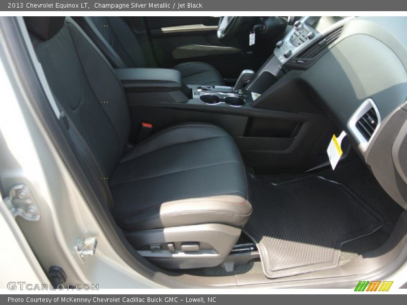 Champagne Silver Metallic / Jet Black 2013 Chevrolet Equinox LT