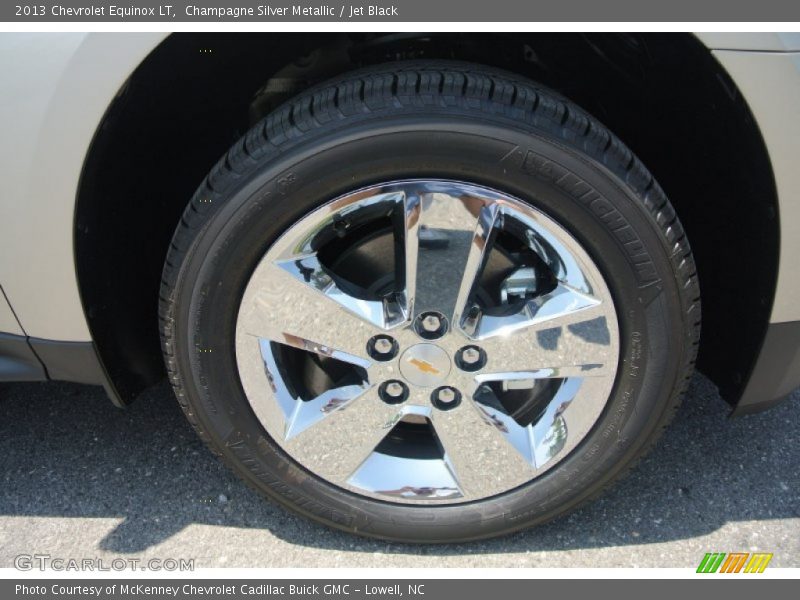 Champagne Silver Metallic / Jet Black 2013 Chevrolet Equinox LT