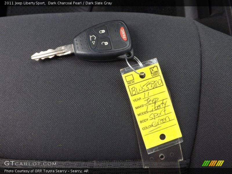 Dark Charcoal Pearl / Dark Slate Gray 2011 Jeep Liberty Sport