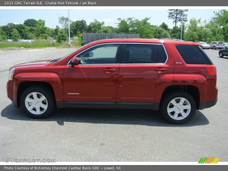 Crystal Red Tintcoat / Jet Black 2013 GMC Terrain SLE