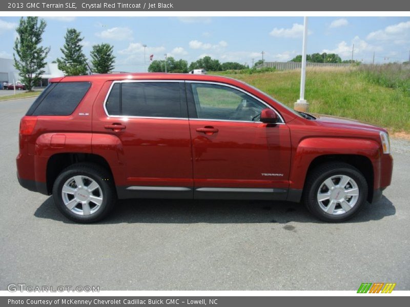 Crystal Red Tintcoat / Jet Black 2013 GMC Terrain SLE