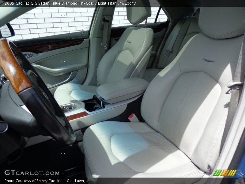 Blue Diamond Tri-Coat / Light Titanium/Ebony 2009 Cadillac CTS Sedan