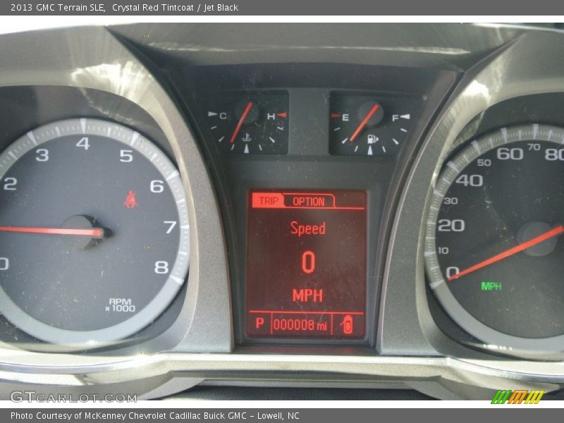 Crystal Red Tintcoat / Jet Black 2013 GMC Terrain SLE