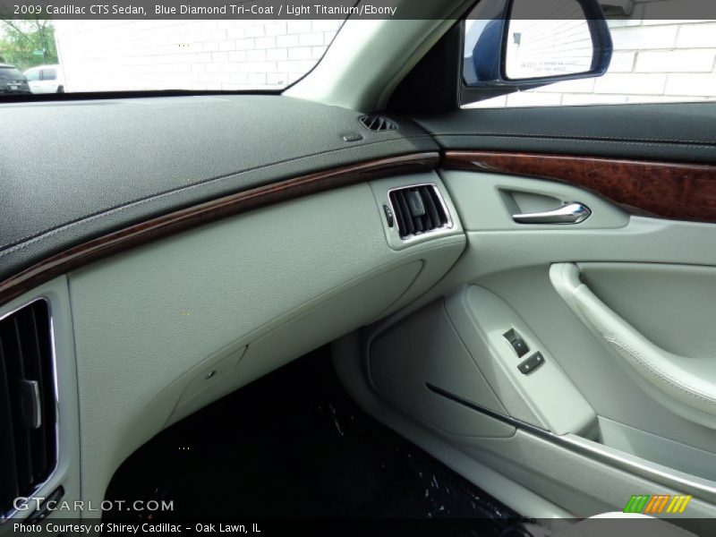 Blue Diamond Tri-Coat / Light Titanium/Ebony 2009 Cadillac CTS Sedan